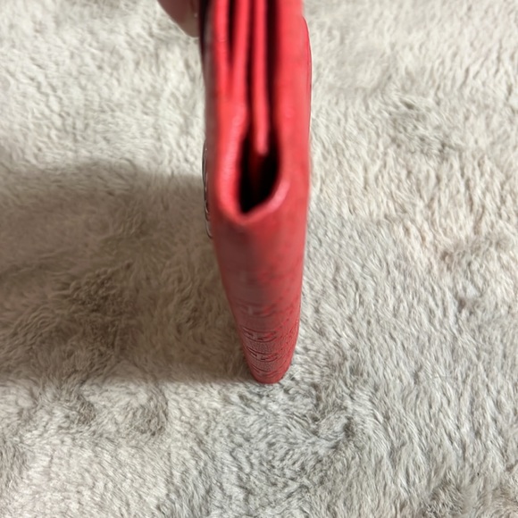 Gucci monogram wallet vintage 100% authentic serial # in pics Red Price Is Firm - Picture 12 of 15